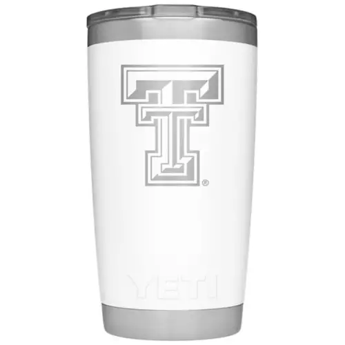 YETI Texas Tech Red Raiders 20oz. Rambler Tumbler 1 YETI Texas Tech Red Raiders 20oz. Rambler Tumbler