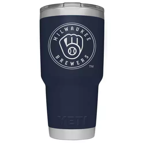 YETI Milwaukee Brewers 30oz. Rambler Tumbler 1 YETI Milwaukee Brewers 30oz. Rambler Tumbler