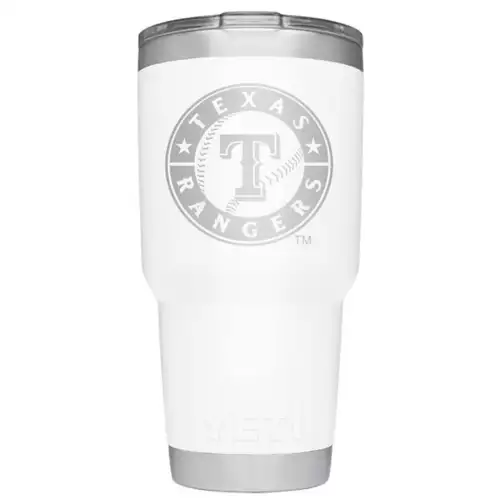 YETI Texas Rangers 30oz. Rambler Tumbler 1 YETI Texas Rangers 30oz. Rambler Tumbler