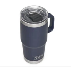 Yeti Rambler 20oz Travel Mug With Stronghold Lid - Navy